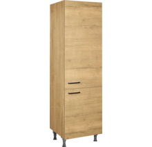 NOBILIA Vorratsschrank Natur BxTxH 60 x 58 x 217 cm eiche sierra matt vormontiert Anschlag rechts 4004539050907