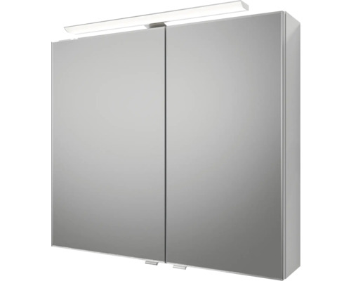 Spiegelschrank mit Beleuchtung und zwei Türen