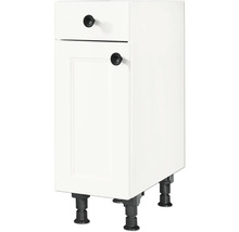 NOBILIA Unterschrank mit Schublade und Drehtür Urban BxTxH 30 x 58 x 87 cm weiß matt vormontiert Anschlag links 4004539038677