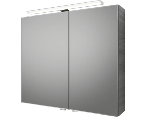 Spiegelschrank mit Beleuchtung und zwei Türen