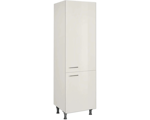 NOBILIA Vorratsschrank Urban BxTxH 60 x 58 x 217 cm seidengrau hochglanz vormontiert Anschlag rechts 4004539050754