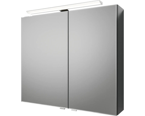 Spiegelschrank mit zwei Türen und Beleuchtung