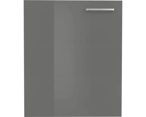 NOBILIA Schranktür Urban BxTxH 60 x 58 x 72 cm schiefergrau hochglanz vormontiert Anschlag links 4004539041721 Küchenschranktür mit Griff