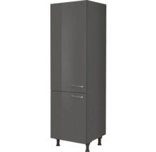 Hochschrank mit zwei Türen und Griffen