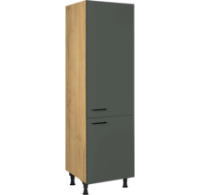 Hoher Badezimmerschrank mit zwei Türen und Füßen