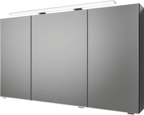 Spiegelschrank mit drei Türen und Beleuchtung