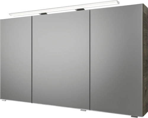 Spiegelschrank mit Beleuchtung und drei Spiegeltüren