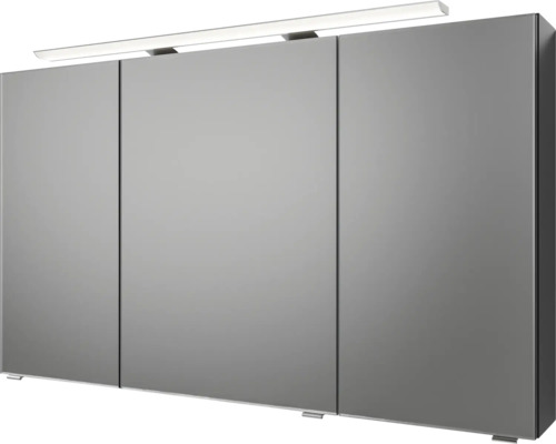 Dreitüriger Spiegelschrank mit Beleuchtung für das Badezimmer