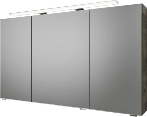 Spiegelschrank mit drei Türen und Beleuchtung