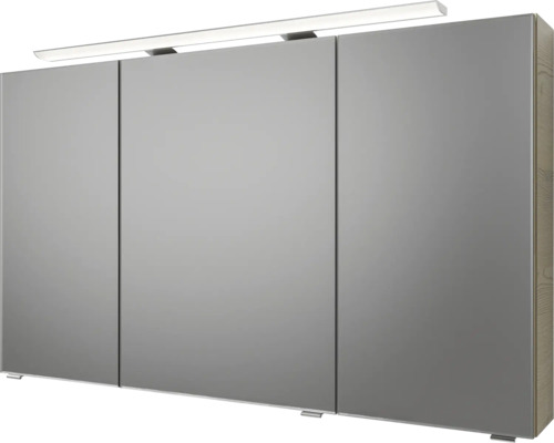 Spiegelschrank mit drei Türen und Beleuchtung