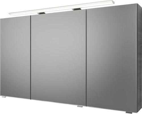 Spiegelschrank mit drei Türen und Beleuchtung