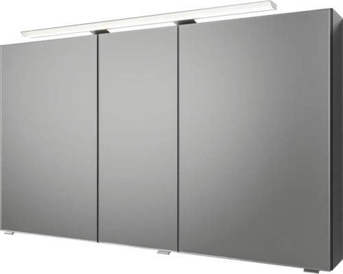 Spiegelschrank mit drei Türen und Beleuchtung