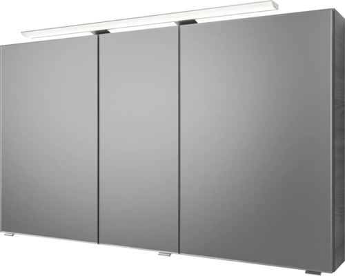 Spiegelschrank mit drei Türen und Beleuchtung