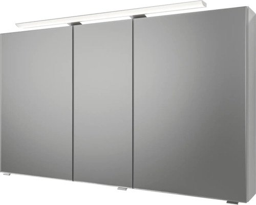 Dreitüriger Spiegelschrank mit Beleuchtung