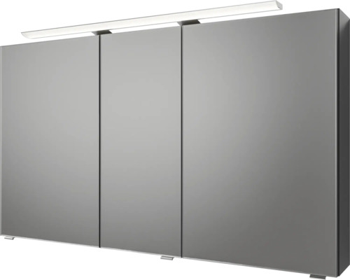 Spiegelschrank mit drei Türen und Beleuchtung