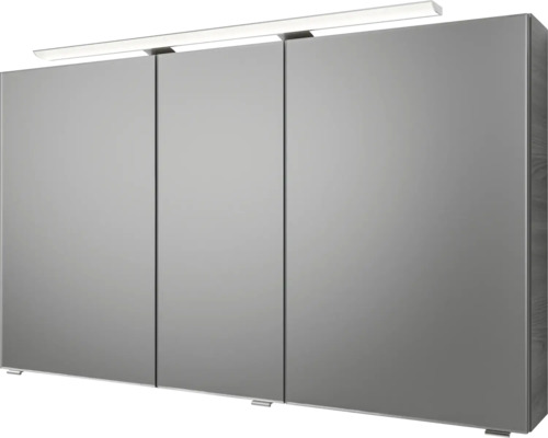 Spiegelschrank mit drei Türen und Beleuchtung