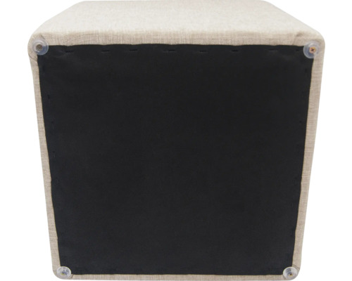 Unterseite eines Hockers mit Füßen