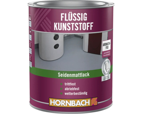 HORNBACH Flüssigkunststoff RAL 7016 anthrazitgrau 750 ml Flüssigkunststoff Seidenmattlack Dose von Hornbach