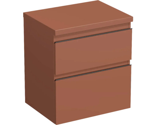 Waschtischunterschrank Jungborn TRENTA BxHxT 56,7 x 64,6 cm x 44,5 cm Frontfarbe quarz lava matt TRE DESK 60 2Z B A9556