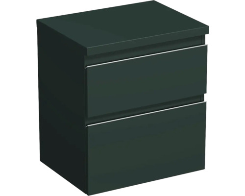 Waschtischunterschrank Jungborn TRENTA BxHxT 56,7 x 64,6 cm x 44,5 cm Frontfarbe mintgrün matt TRE DESK 60 2Z S A9146