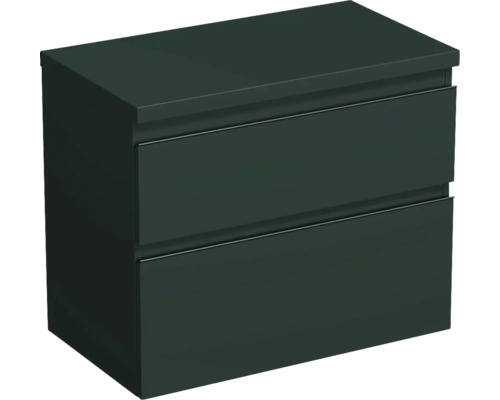 Waschtischunterschrank Jungborn TRENTA BxHxT 76,7 x 64,6 cm x 44,5 cm Frontfarbe mintgrün matt TRE DESK 80 2Z B A9146