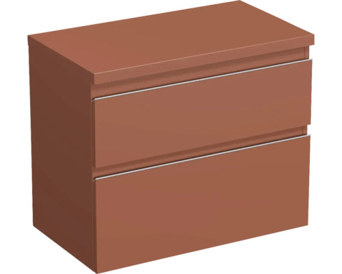 Waschtischunterschrank Jungborn TRENTA BxHxT 76,7 x 64,6 cm x 44,5 cm Frontfarbe quarz lava matt TRE DESK 80 2Z S A9556