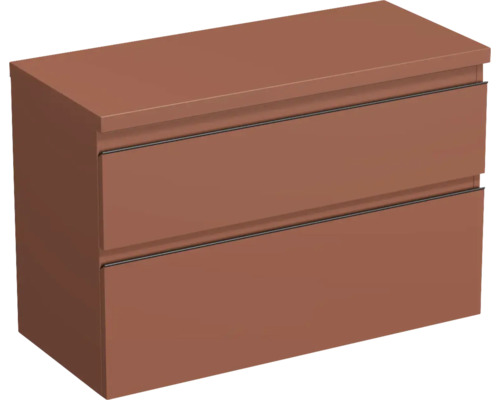 Waschtischunterschrank Jungborn TRENTA BxHxT 96,7 x 64,6 cm x 44,5 cm Frontfarbe quarz lava matt TRE DESK 100 2Z B A9556