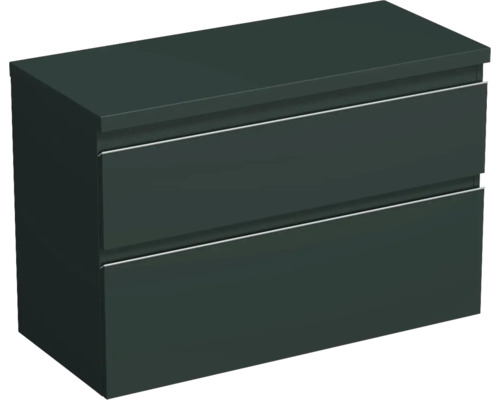 Jungborn Waschtischunterschrank TRENTA BxHxT 96,7 x 64,6 x 44,5 cm Frontfarbe mintgrün matt TRE DESK 100 2Z S A9146