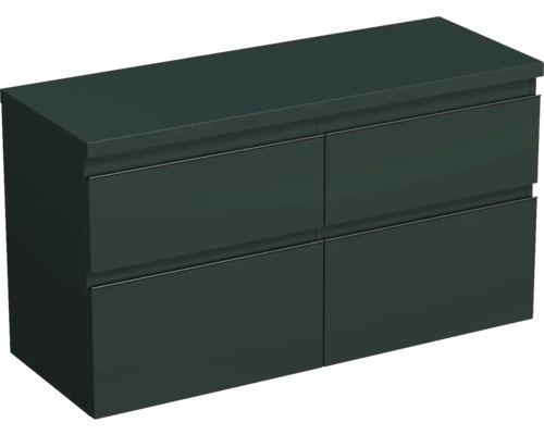 Jungborn Waschtischunterschrank TRENTA BxHxT 116,7 x 64,6 x 44,5 cm Frontfarbe mintgrün matt TRE DESK 120D 4Z B A9146