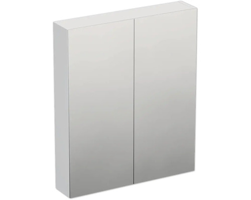 Spiegelschrank Jungborn TRENTA 60 x 14,4 x 72 cm weiß hochglanz 2-türig IP 44