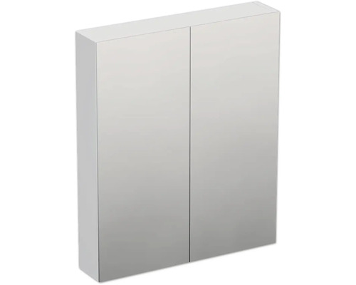 Jungborn Spiegelschrank TRENTA 60 x 14,4 x 72 cm weiß zu A8916 matt 2-türig IP 44 Spiegelschrank mit zwei Türen für das Badezimmer