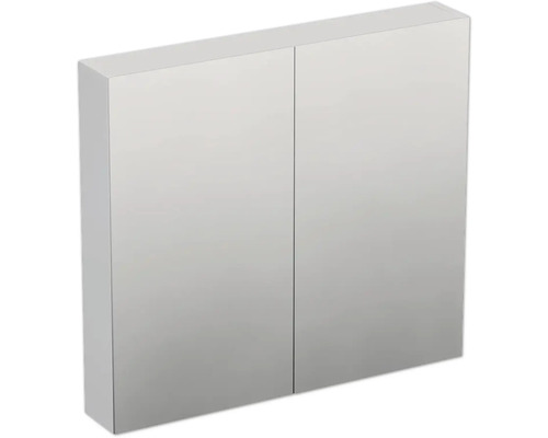 Spiegelschrank Jungborn TRENTA 80 x 14,4 x 72 cm weiß matt 2-türig IP 44
