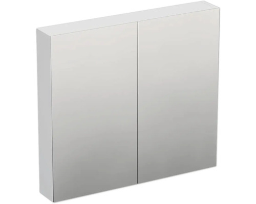 Spiegelschrank Jungborn TRENTA 80 x 14,4 x 72 cm weiß hochglanz 2-türig IP 44