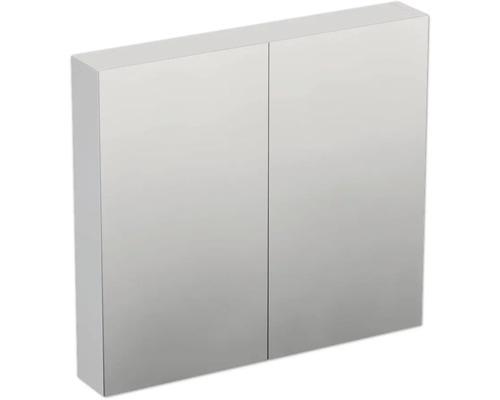 Spiegelschrank Jungborn TRENTA 80 x 14,4 x 72 cm weiß zu B073 matt 2-türig IP 44