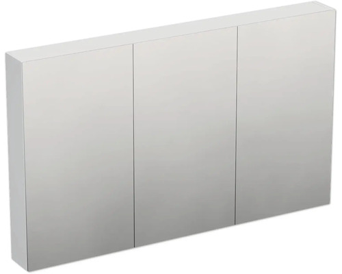 Spiegelschrank Jungborn TRENTA 120 x 14,4 x 72 cm weiß hochglanz 3-türig IP 44