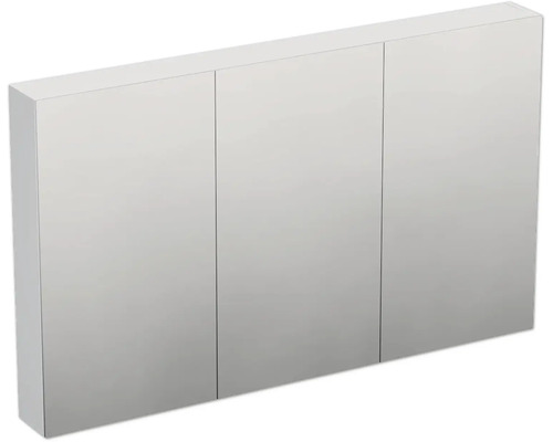 Spiegelschrank Jungborn TRENTA 120 x 14,4 x 72 cm weiß zu A8916 matt 3-türig IP 44