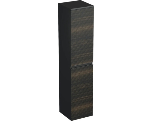 Jungborn Hochschrank TRENTA BxHxT 35 x 161,8 cm x 35 cm Frontfarbe hacienda brown matt TRE SV 35 L B LR29