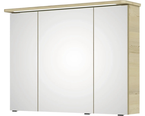 Spiegelschrank mit drei Türen und Beleuchtung