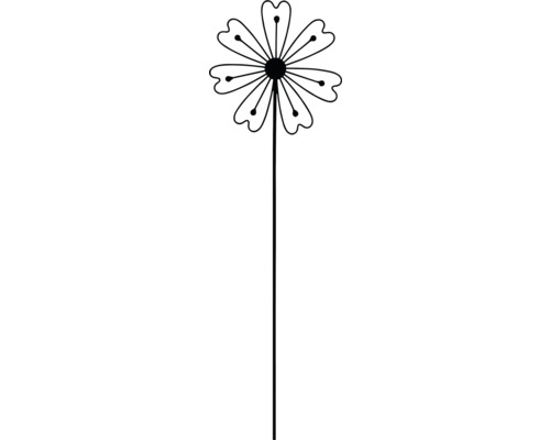 Dekostab Gartenstecker Lafiora Blume 115 cm Metall