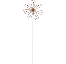 Dekostab Gartenstecker Lafiora Blume 115 cm Metall kupfer