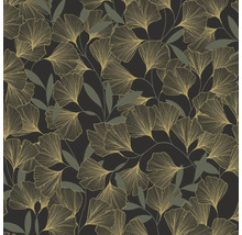 Tapete mit Ginkgo Blatt Motiv