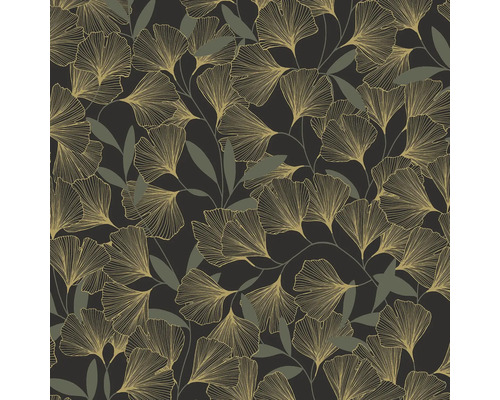 Tapete mit Ginkgo Blatt Motiv