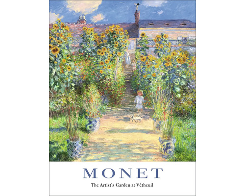 Leinwandbild Monet Artist Garden 57x77 cm