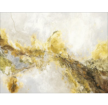 Leinwandbild Black-White-Gold 77x57 cm