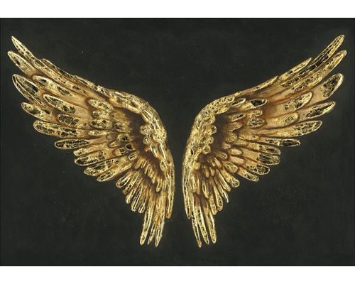 Leinwandbild Original Golden Wings 100x70 cm