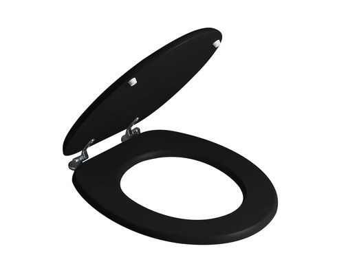 Celmac Kinder-WC-Sitz Schwarz – Für 30,5 Cm Schultoiletten, Mit Lückenfront, Robust Für Stark Frequentierte Bereiche