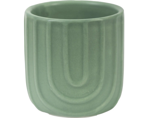 Übertopf Keramik Freulund Ø 6 cm H 6 cm grün