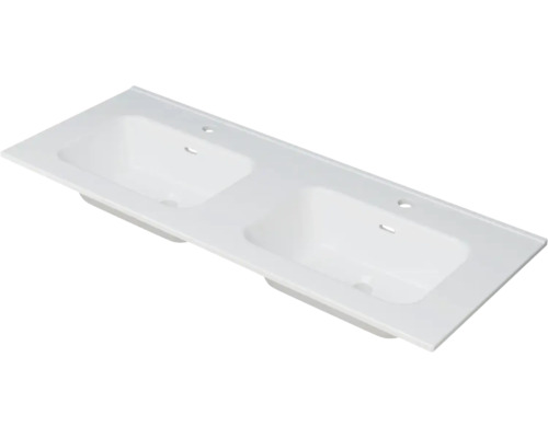 Doppelwaschtisch aus Sanitärkeramik