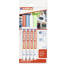 Edding 4085 Kreidemarker Set mit vier Stiften