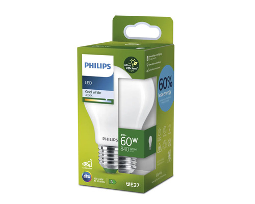 Philips LED Lampe mit E27 Sockel in Verpackung